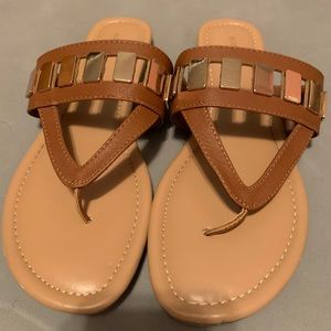 Brown flat Sandal